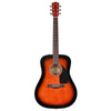 Fender CD-60 Sunburst Acoustic Guitar - front close stock