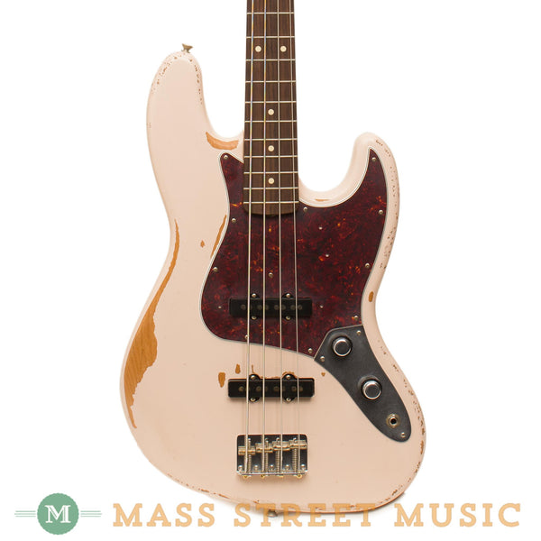 Fender Basses - Flea Signature Roadworn Jazz Bass RW - Shell Pink