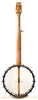 Chuck Lee Open Back Fretless 12" Banjo - back