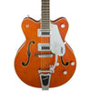 Gretsch Electric Guitars - G5422T Electromatic - Orange Stain - Front Close
