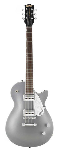 Gretsch Jet Club G5426 Silver Sparkle Guitar - front