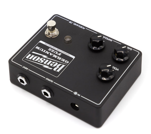 germanium fuzz pedals Benson Amps - Germanium Fuzz - Studio Black