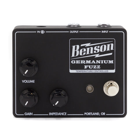 Benson Amps - Germanium Fuzz - Studio Black