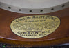 1930 Gibson TB3 Mastertone 5 String Conversion Banjo - label