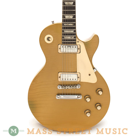 Gibson 1971 Les Paul Deluxe Goldtop Electric Guitar - front close