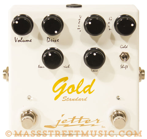 Jetter Gold Standard Distortion Guitar Pedal - front