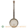 Gold Tone Orange Blossom Long Neck Resonator Banjo Used - front