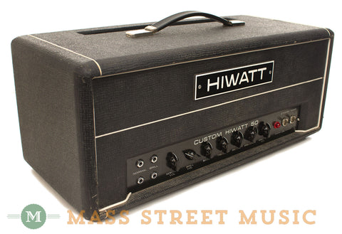 Hiwatt DR504 50w Amp Head 1977 - angle