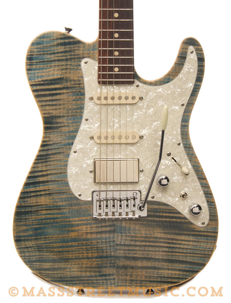 Tom Anderson Electric Guitars - 2013 Hollow Drop Mongrel - Blue