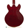 Collings I-35 LC Dlx dark cherry burst - back close up