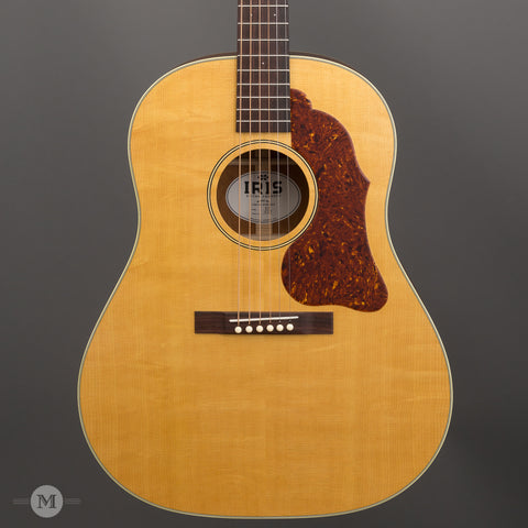 Iris Guitars - DF Natural - Ivoroid Binding - Front Close