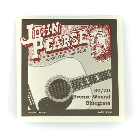 John Pearse - 80/20 Bronze Bluegrass Acoustic Strings
