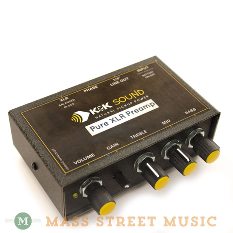 K&K Pure XLR Preamp - angle