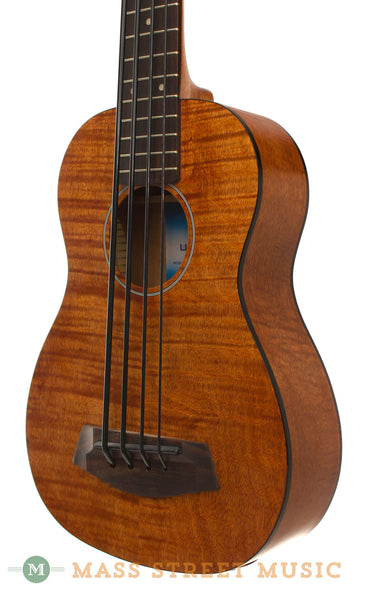 Kala - EM-FS Exotic Mahogany U Bass Uke with gig bag and set up