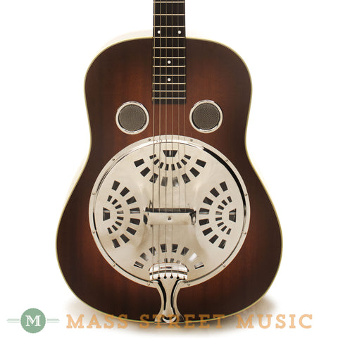 Lebeda JL622 Professional Square-Neck Resophonic Guitar - front close