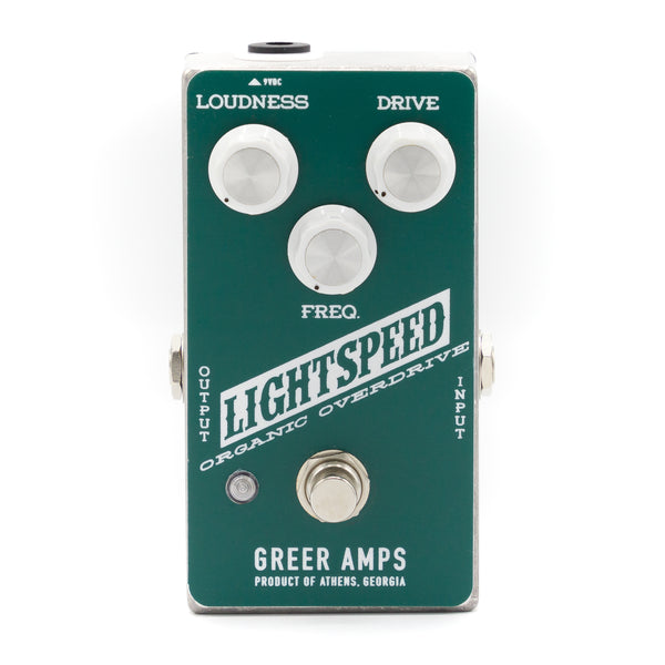 Greer Amps - Lightspeed Organic Overdrive Green | Mass Street Music