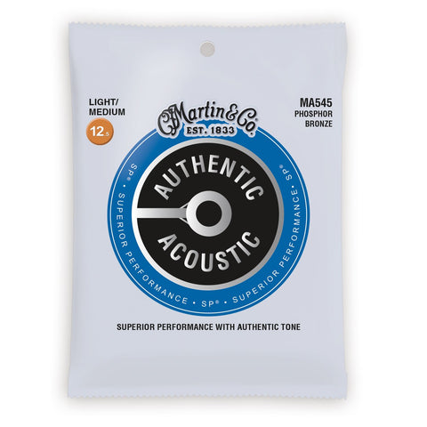 Martin Acoustic Strings - Authentic Phos Light/Medium MA545