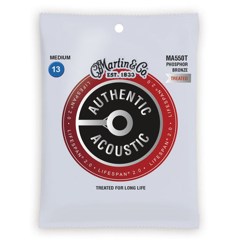 Martin Acoustic Strings - Authentic Treated Phos Light MA540T