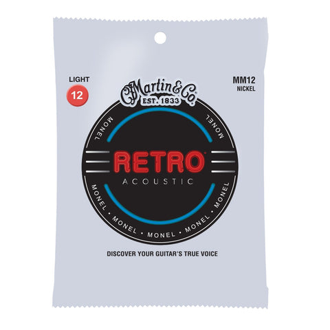 Martin Acoustic Strings - Retro Monel Light MM12