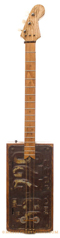 Kelly's MO License Plate Cigar Box Guitar - front