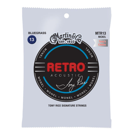 Martin Acoustic Strings - Retro Monel Bluegrass Tony Rice MTR13