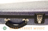 Calton A/F Mandolin Case with Silver Sparkle and Blue Interior - handle