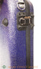 Calton A/F Mandolin Case with Silver Sparkle and Blue Interior - latch