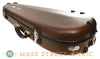 Calton Brown/Green Mandolin Case - angle