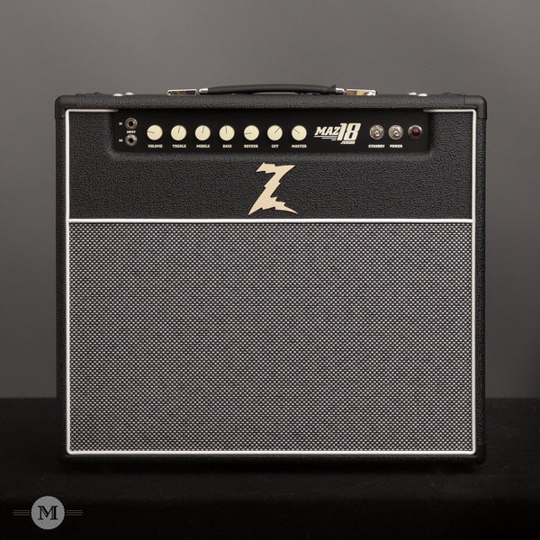 Dr. Z Amps - MAZ 18 Jr. Reverb Mk.II 2x10 LT Combo - Black with Salt and  Pepper Grill