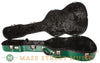 Calton Green/Black O 12-Fret Guitar Case - open
