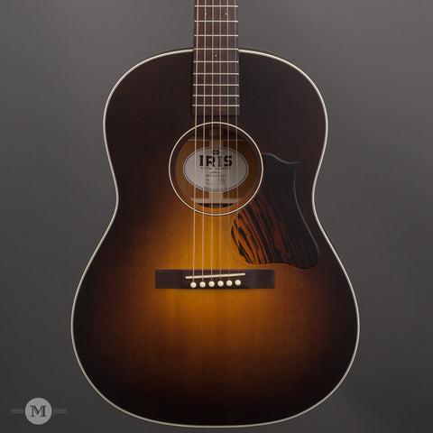 Iris Guitars - OG - Tobacco Burst - Ivoroid with Firestripe Guard - Front Close