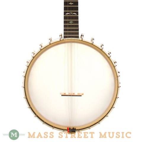 Ome Used Sweetgrass Open-Back Banjo - front close