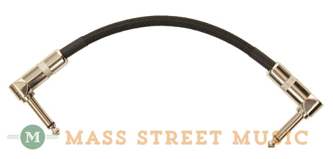 Strukture 6 inch Instrument Patch Cable, Woven Black
