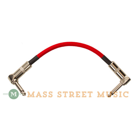 Strukture Cables - 6" Patch Cable - Woven Red