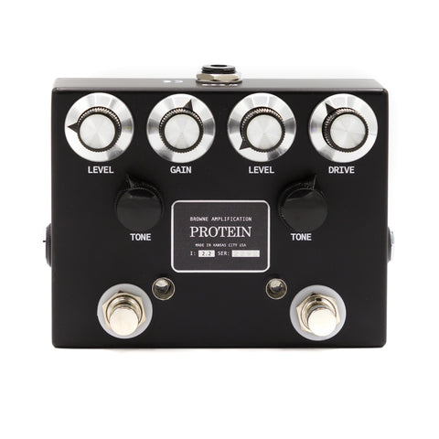 Browne Amplification - Protein Dual Overdrive - Black