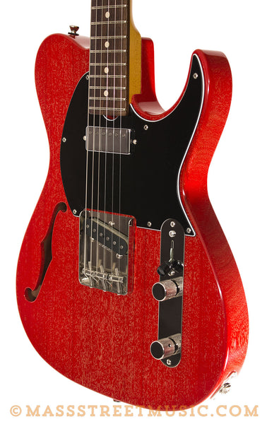 DON GROSH GUITAR ＃２１８ Don Grosh - Retro Classic Hollow T Standard, Crimson Red Guitar