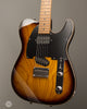 Tom Anderson Electric Guitars - T Classic Shorty Hollow - Tobacco Burst with Binding - Angle