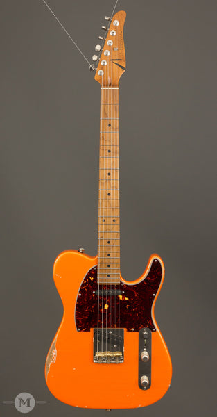 Tom Anderson Electric Guitars - T Icon - Tangerine Pearl In-Distress L |  Mass Street Music