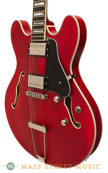 Eastman - T486 RB Electric Thinline Guitar, Red with hardshell