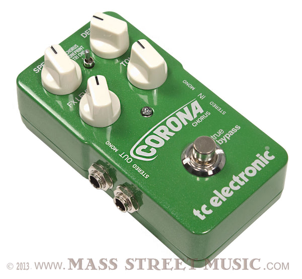 TC Electronic Corona Chorus Guitar Effects Pedal | Mass Street Music