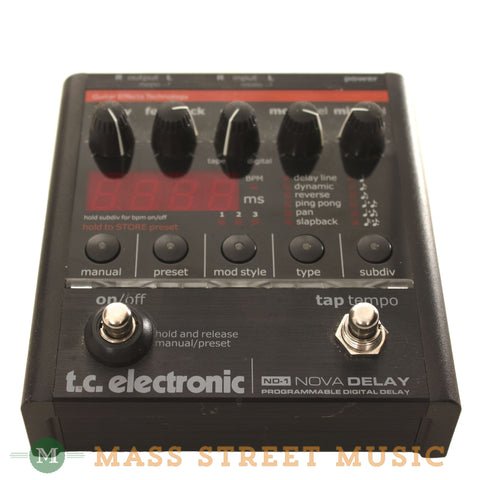 TC Electronic Nova Delay Pedal Used - front