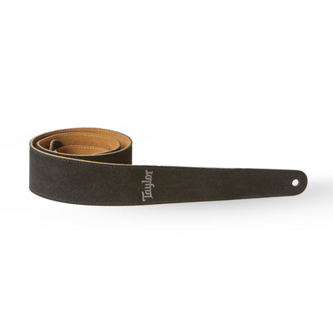 Taylor Strap - Embroidered Suede - 2.5" - Black