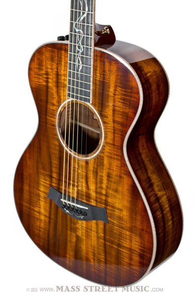 TAYLOR Koa 12-FRET GC-LTD ハワイアンコアオール単板 TaylorKoaGCBTO_angle_grande.