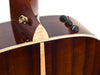 Taylor Koa GC 12 Fret guitar - heel detail on back