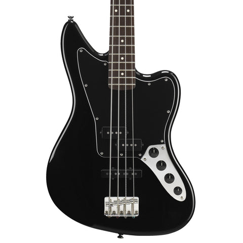 Squier - Vintage Modified Jaguar Bass Special - Black - Front Close