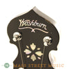 Washburn B-14 5-string Resonator Banjo - headstock top