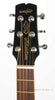 Wechter Scheerhorn Squareneck Resonator - front of headstock