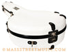 Calton Banjo Case in White - angle