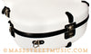 Calton Guitar Case in White w Red - bottom