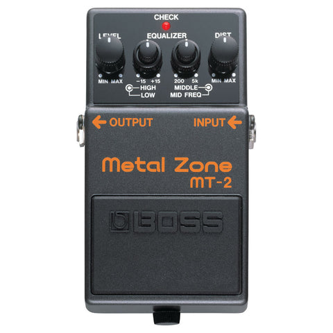 BOSS Guitar Effect Pedals - MT-2 Metal Zone Distortion